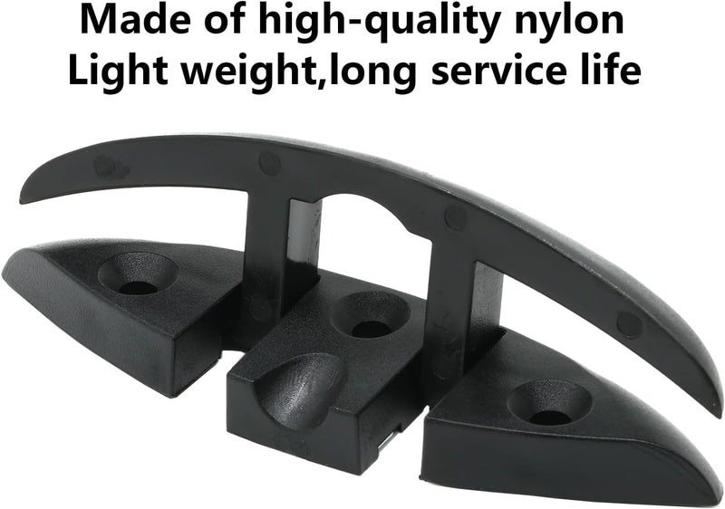 LTEMG Marine Nylon 5" Folding Cleat,Flip Up Dock Cleat,Boat Kayak Mooring Cleat Accessories(2 Pcs) - Image 3